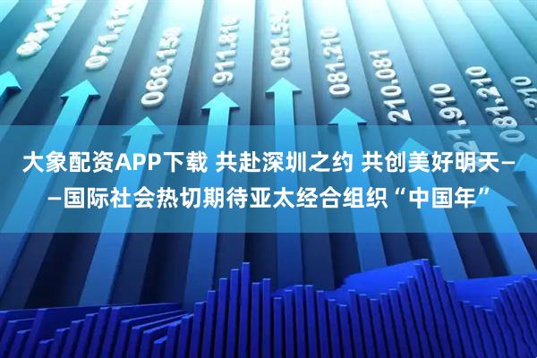 大象配资APP下载 共赴深圳之约 共创美好明天——国际社会热切期待亚太经合组织“中国年”
